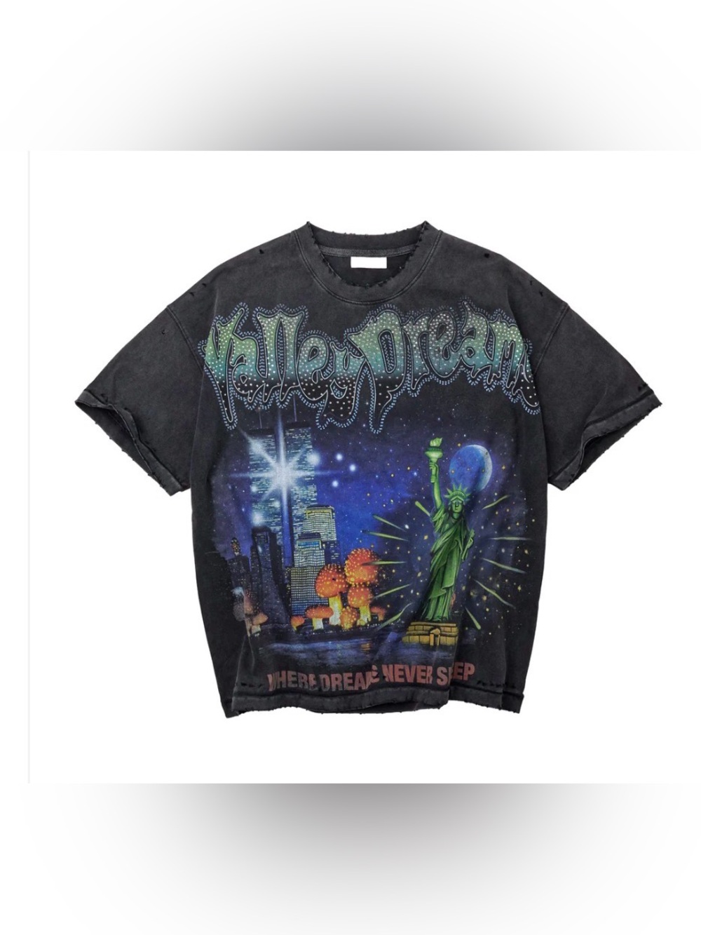 Vale Forever Valley Dream “Skyline Bling”Black Tee